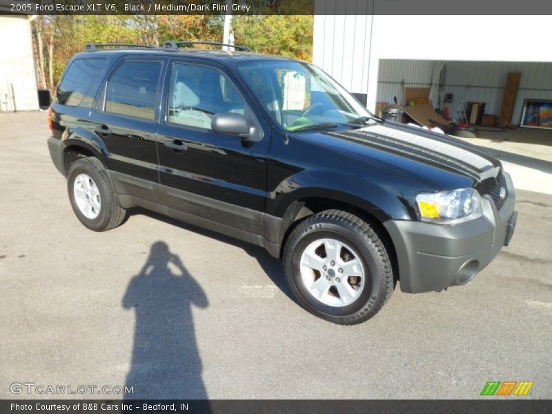 Black / Medium/Dark Flint Grey 2005 Ford Escape XLT V6