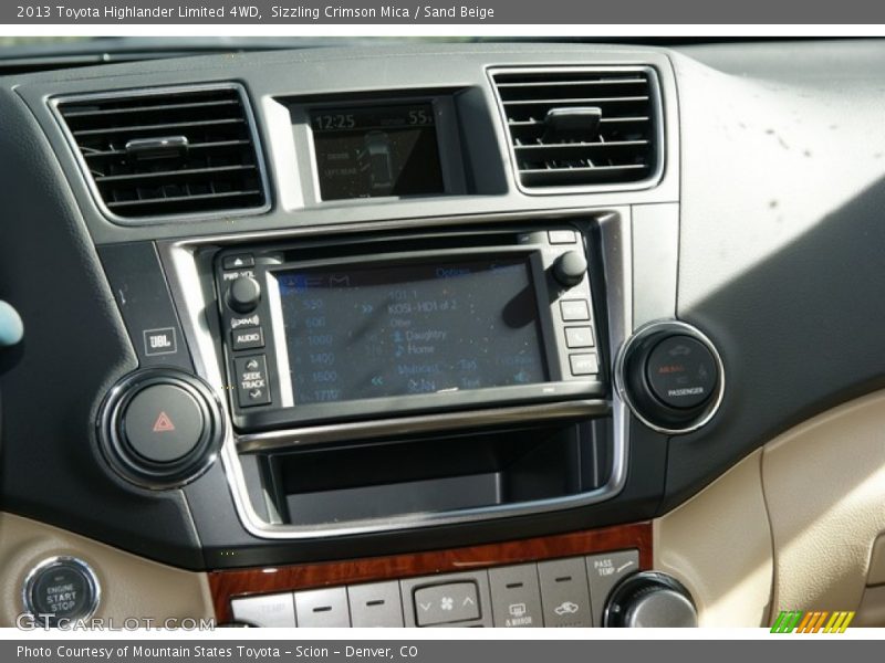 Sizzling Crimson Mica / Sand Beige 2013 Toyota Highlander Limited 4WD