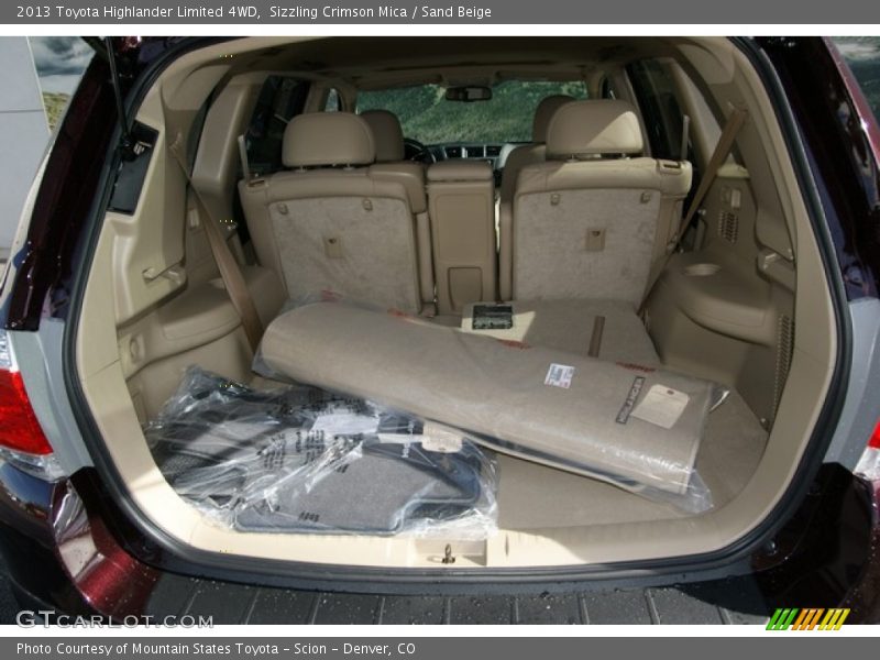 Sizzling Crimson Mica / Sand Beige 2013 Toyota Highlander Limited 4WD