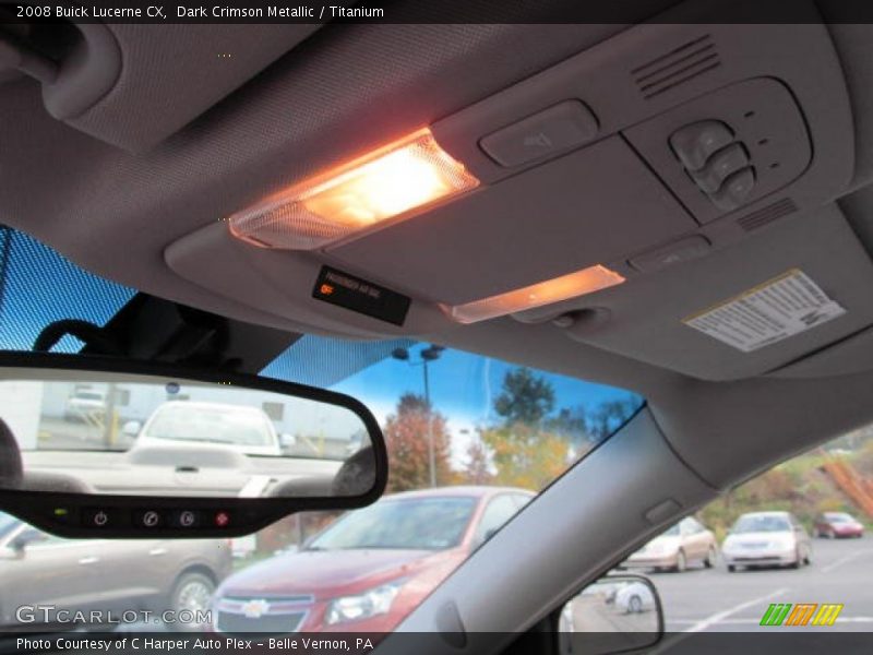 Dark Crimson Metallic / Titanium 2008 Buick Lucerne CX