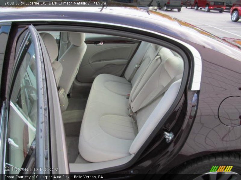 Dark Crimson Metallic / Titanium 2008 Buick Lucerne CX