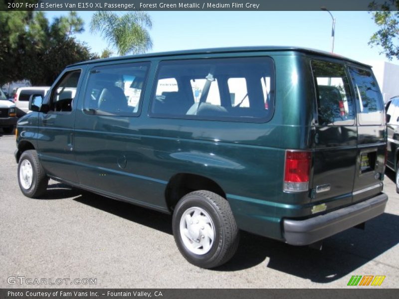 Forest Green Metallic / Medium Flint Grey 2007 Ford E Series Van E150 XL Passenger