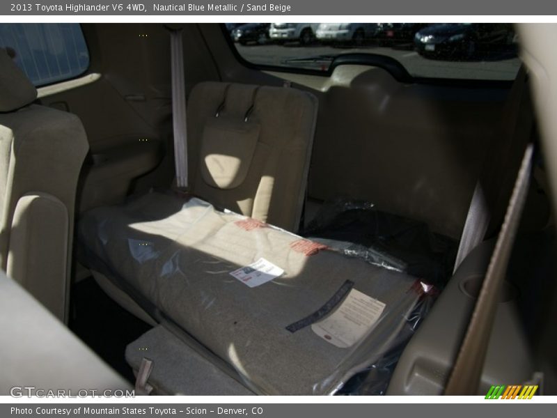 Nautical Blue Metallic / Sand Beige 2013 Toyota Highlander V6 4WD