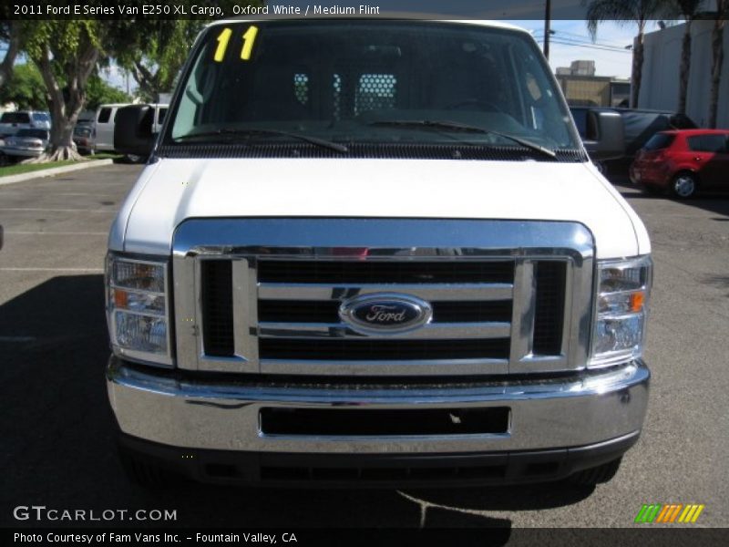 Oxford White / Medium Flint 2011 Ford E Series Van E250 XL Cargo