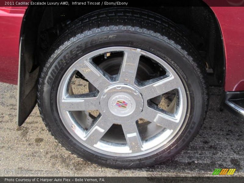 Infrared Tincoat / Ebony/Ebony 2011 Cadillac Escalade Luxury AWD