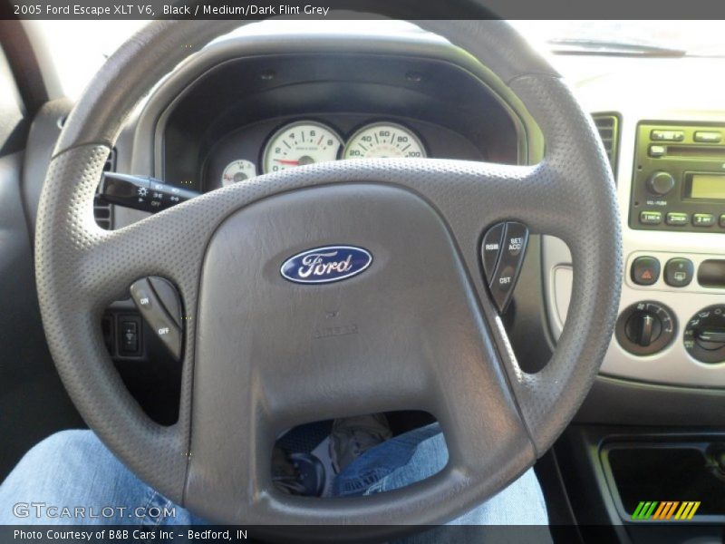 Black / Medium/Dark Flint Grey 2005 Ford Escape XLT V6
