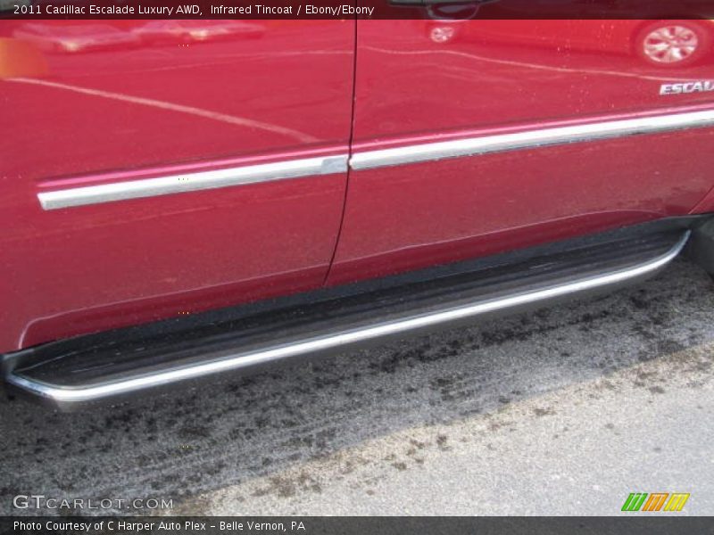 Infrared Tincoat / Ebony/Ebony 2011 Cadillac Escalade Luxury AWD