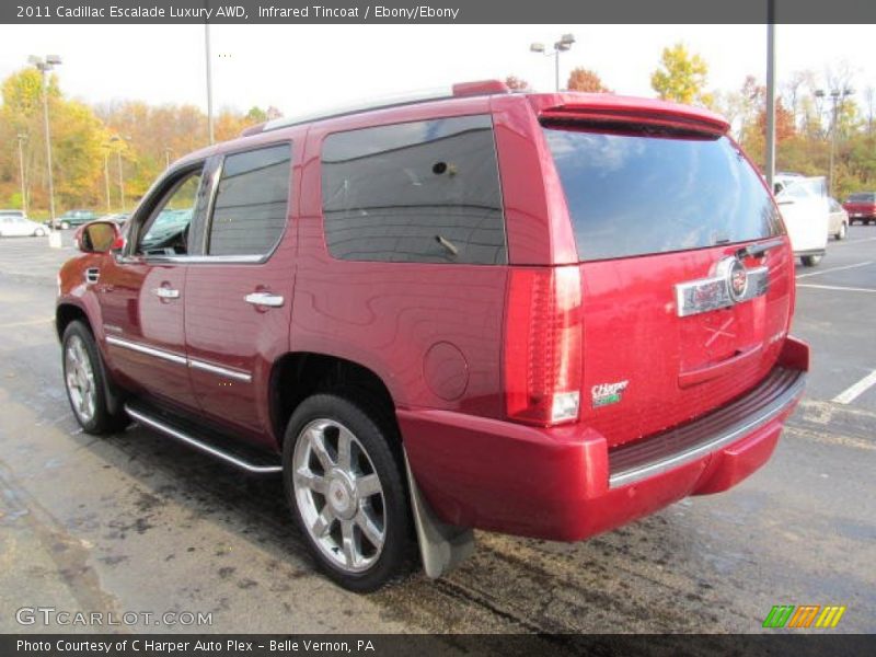 Infrared Tincoat / Ebony/Ebony 2011 Cadillac Escalade Luxury AWD