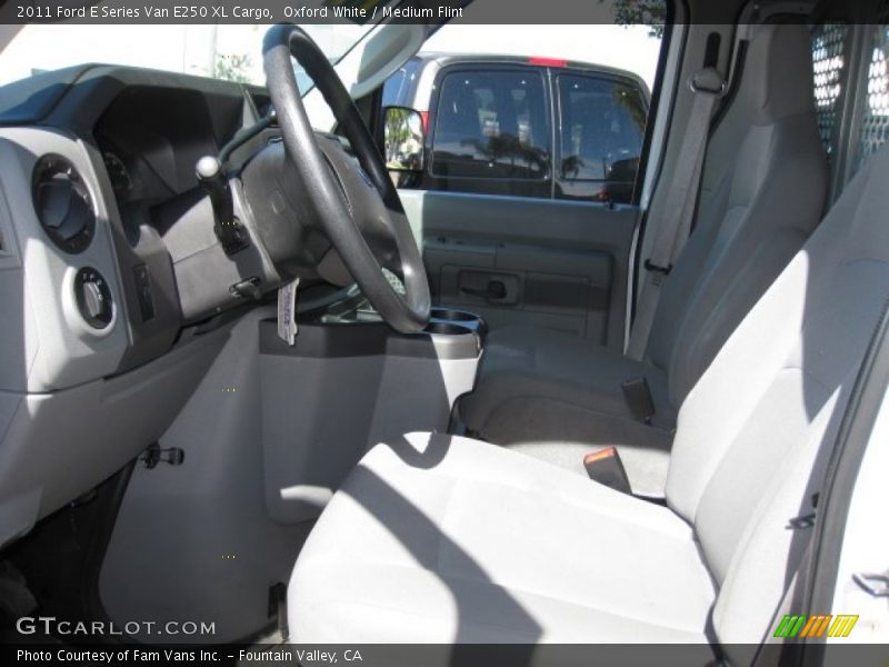 Oxford White / Medium Flint 2011 Ford E Series Van E250 XL Cargo