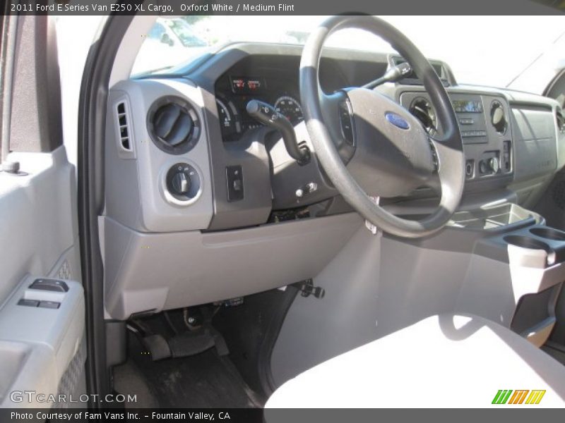 Oxford White / Medium Flint 2011 Ford E Series Van E250 XL Cargo