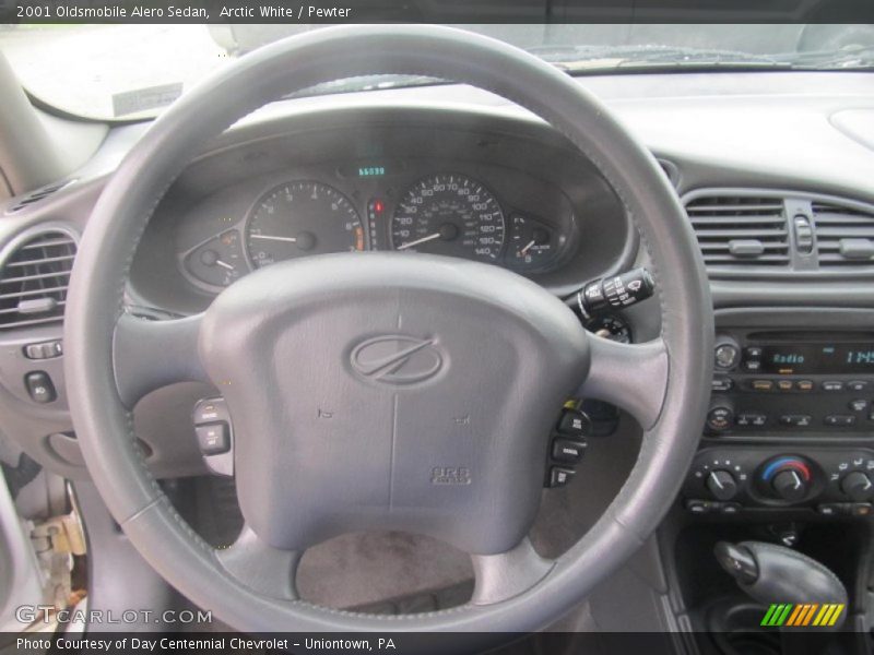 Arctic White / Pewter 2001 Oldsmobile Alero Sedan