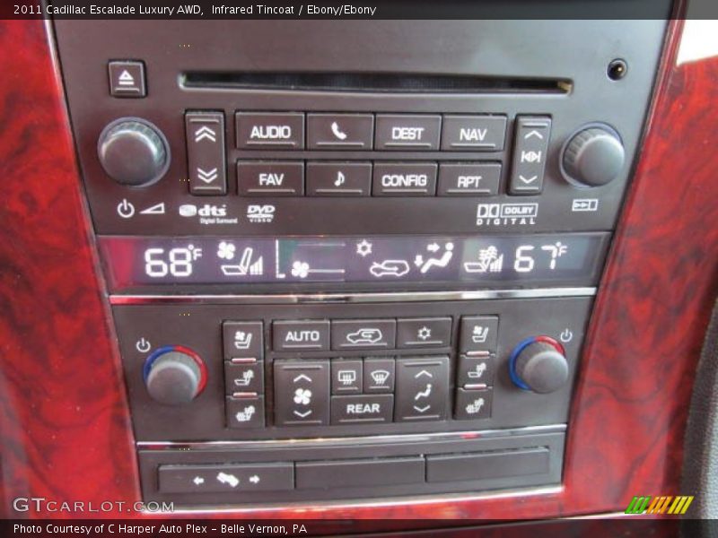 Infrared Tincoat / Ebony/Ebony 2011 Cadillac Escalade Luxury AWD