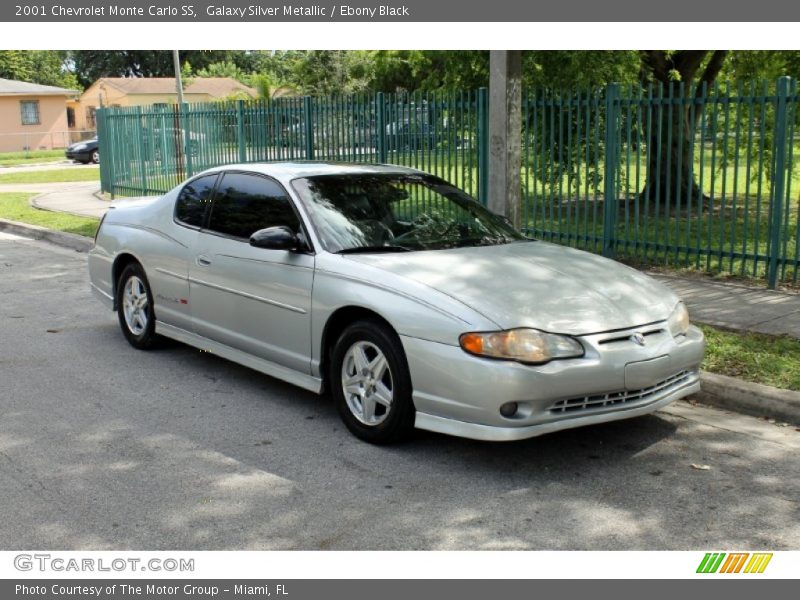 Galaxy Silver Metallic / Ebony Black 2001 Chevrolet Monte Carlo SS