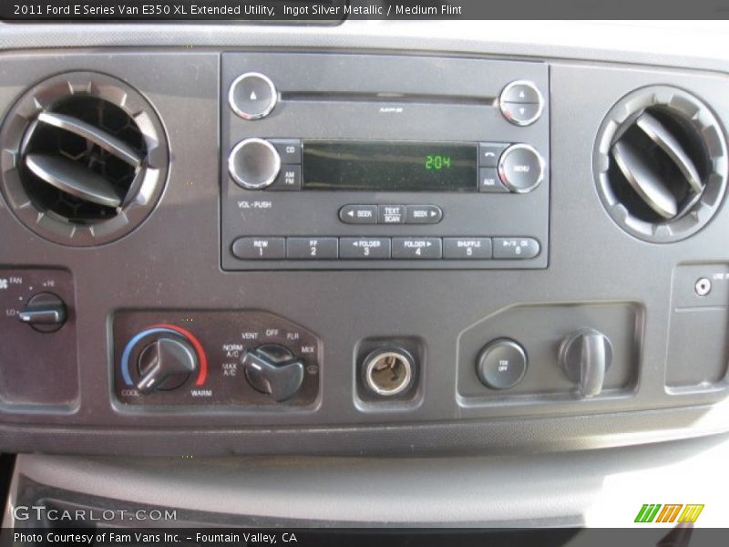 Ingot Silver Metallic / Medium Flint 2011 Ford E Series Van E350 XL Extended Utility