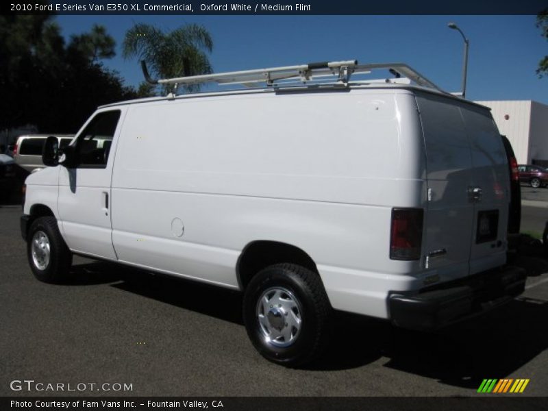 Oxford White / Medium Flint 2010 Ford E Series Van E350 XL Commericial