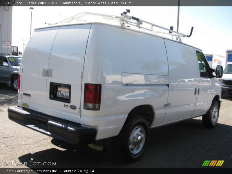 Oxford White / Medium Flint 2010 Ford E Series Van E350 XL Commericial