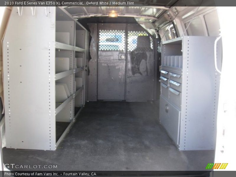 Oxford White / Medium Flint 2010 Ford E Series Van E350 XL Commericial