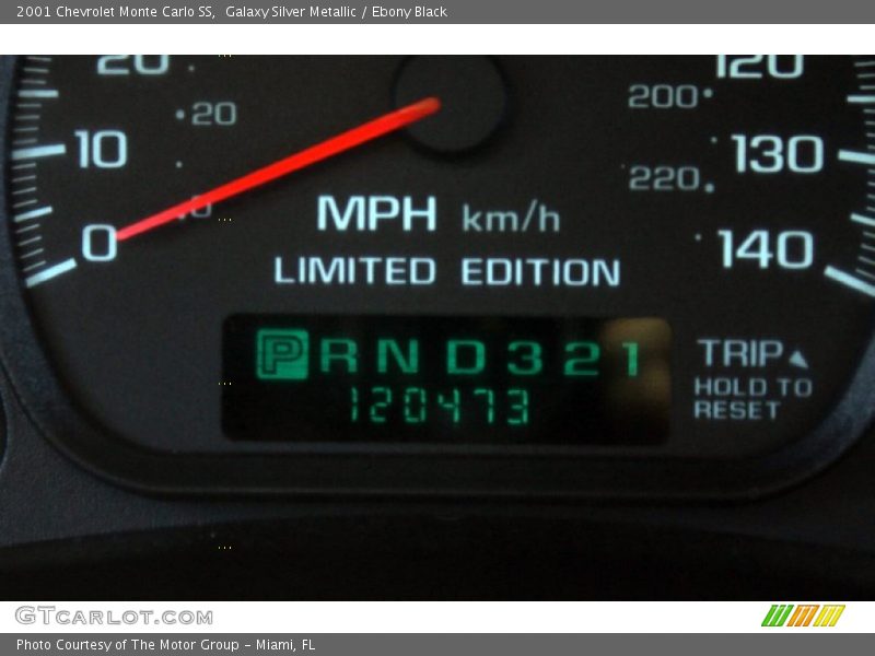 Galaxy Silver Metallic / Ebony Black 2001 Chevrolet Monte Carlo SS