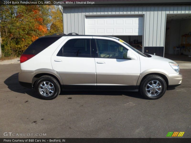 Olympic White / Neutral Beige 2004 Buick Rendezvous CXL AWD