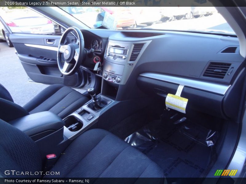 Dashboard of 2010 Legacy 2.5i Premium Sedan