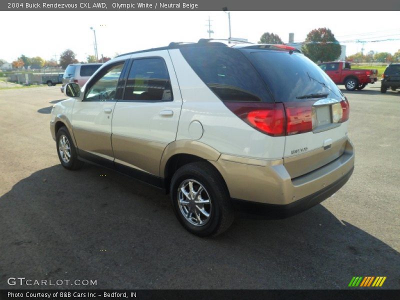 Olympic White / Neutral Beige 2004 Buick Rendezvous CXL AWD