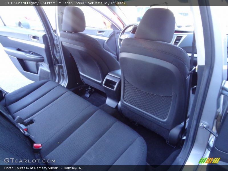 Steel Silver Metallic / Off Black 2010 Subaru Legacy 2.5i Premium Sedan