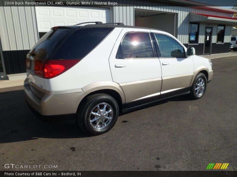 Olympic White / Neutral Beige 2004 Buick Rendezvous CXL AWD