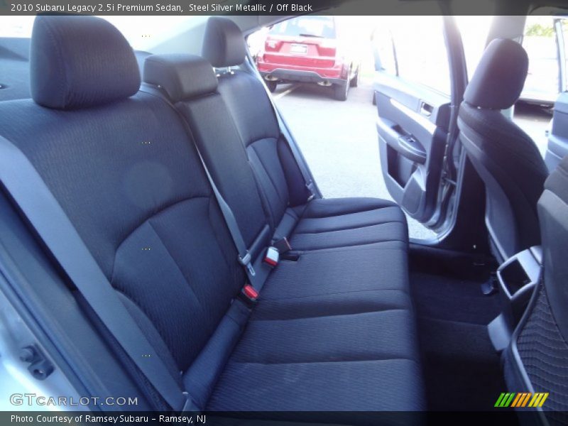 Steel Silver Metallic / Off Black 2010 Subaru Legacy 2.5i Premium Sedan
