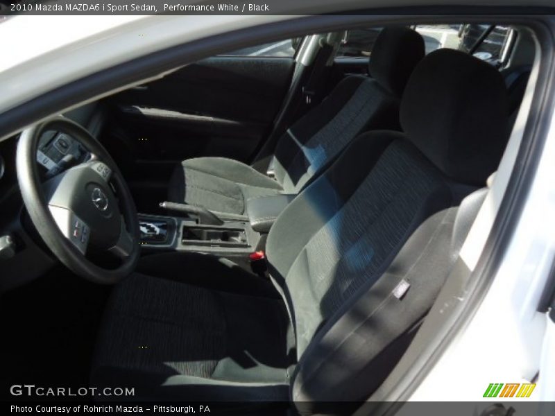 Performance White / Black 2010 Mazda MAZDA6 i Sport Sedan