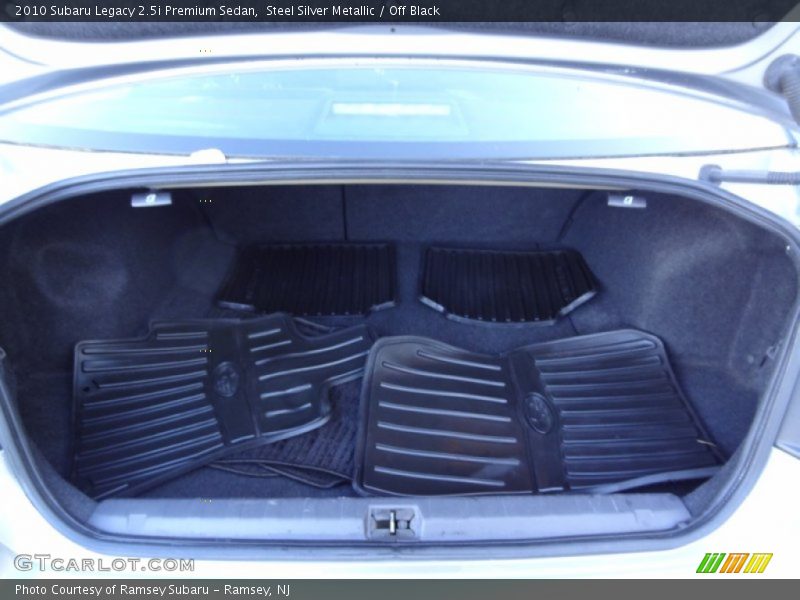 Steel Silver Metallic / Off Black 2010 Subaru Legacy 2.5i Premium Sedan