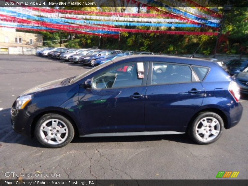 Navy Blue Metallic / Ebony 2009 Pontiac Vibe 2.4