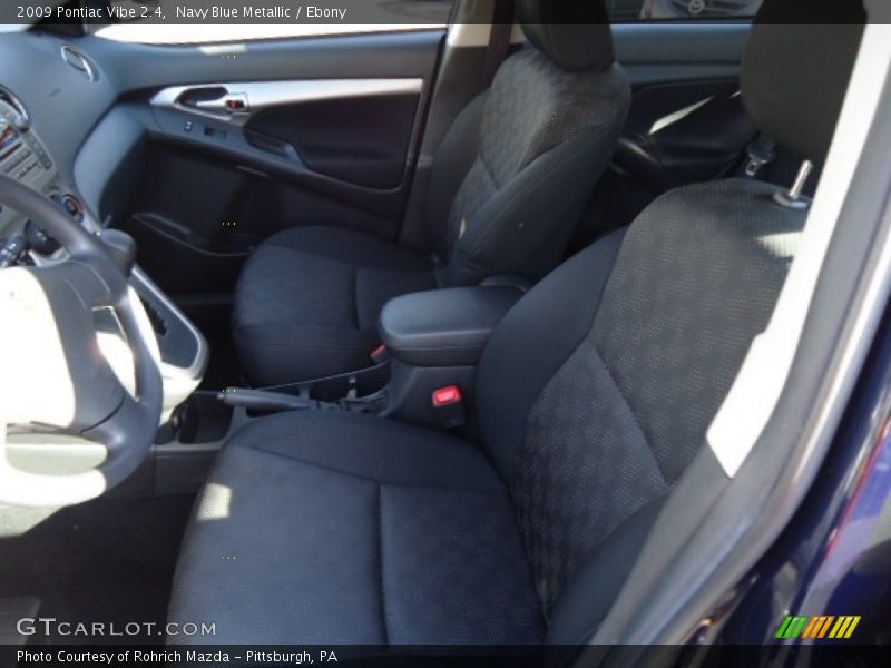 Navy Blue Metallic / Ebony 2009 Pontiac Vibe 2.4