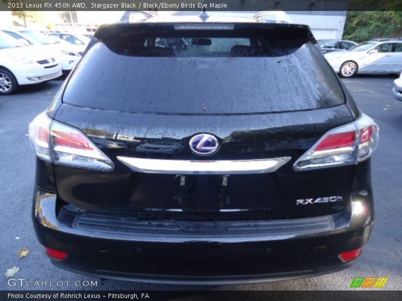Stargazer Black / Black/Ebony Birds Eye Maple 2013 Lexus RX 450h AWD