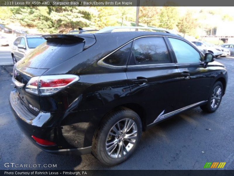 Stargazer Black / Black/Ebony Birds Eye Maple 2013 Lexus RX 450h AWD