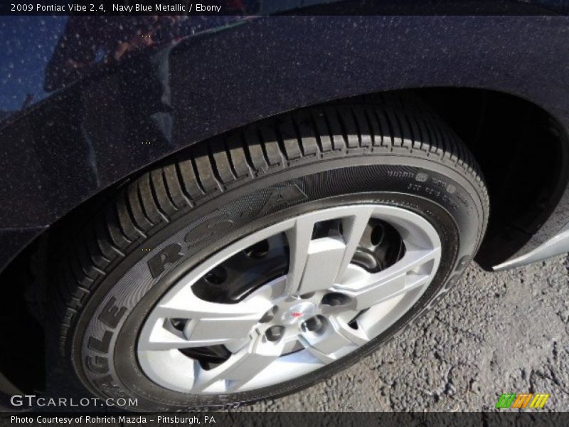 Navy Blue Metallic / Ebony 2009 Pontiac Vibe 2.4