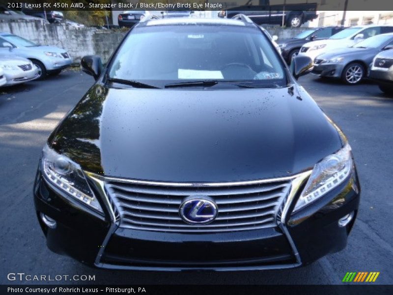 Stargazer Black / Black/Ebony Birds Eye Maple 2013 Lexus RX 450h AWD