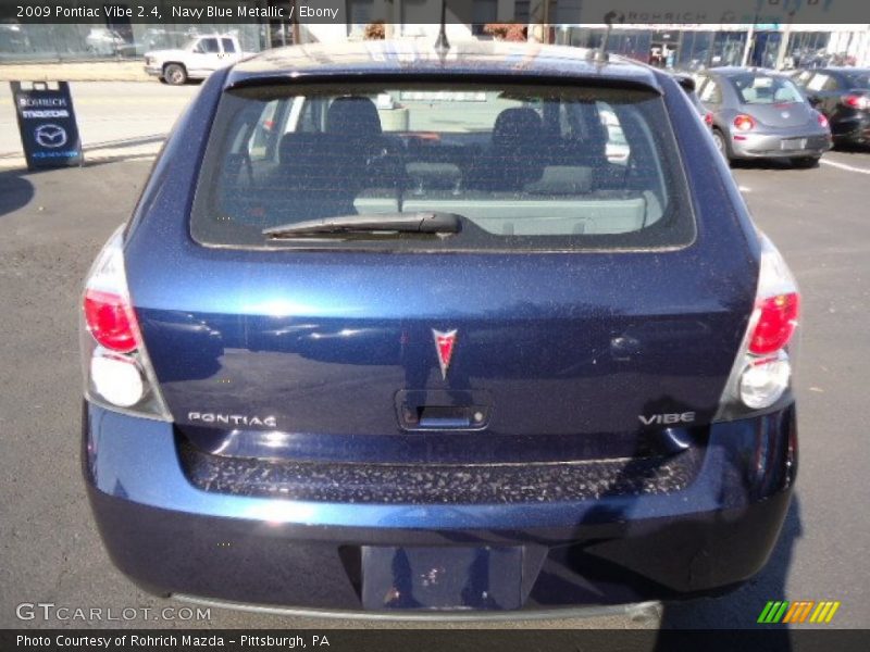 Navy Blue Metallic / Ebony 2009 Pontiac Vibe 2.4