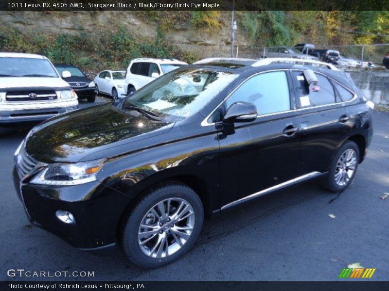 Stargazer Black / Black/Ebony Birds Eye Maple 2013 Lexus RX 450h AWD