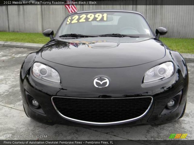 Brilliant Black / Black 2012 Mazda MX-5 Miata Touring Roadster