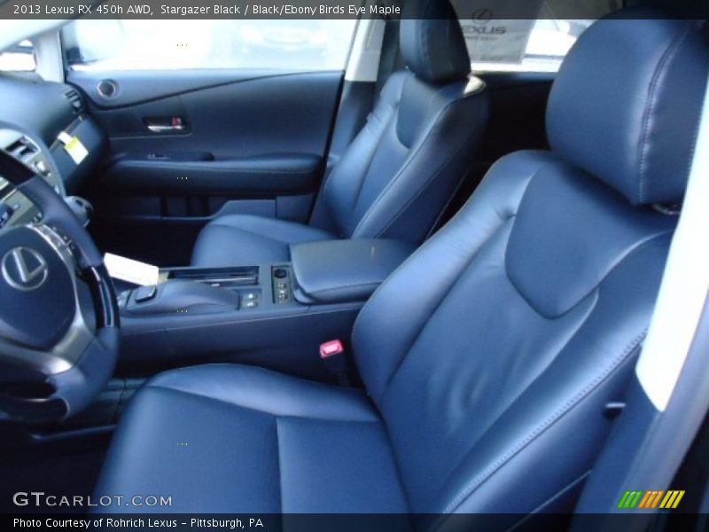 Stargazer Black / Black/Ebony Birds Eye Maple 2013 Lexus RX 450h AWD