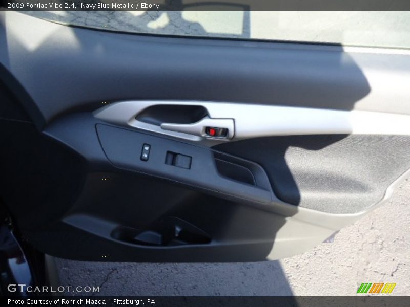 Navy Blue Metallic / Ebony 2009 Pontiac Vibe 2.4