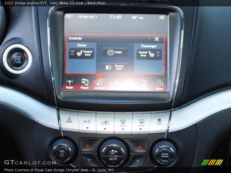 Controls of 2012 Journey R/T