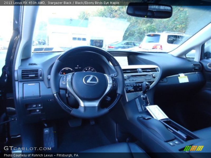 Stargazer Black / Black/Ebony Birds Eye Maple 2013 Lexus RX 450h AWD