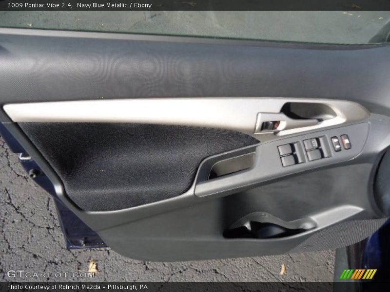 Navy Blue Metallic / Ebony 2009 Pontiac Vibe 2.4