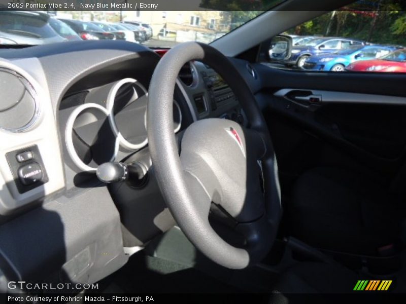 Navy Blue Metallic / Ebony 2009 Pontiac Vibe 2.4