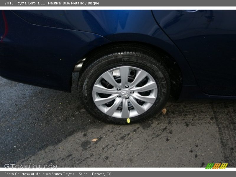 Nautical Blue Metallic / Bisque 2013 Toyota Corolla LE