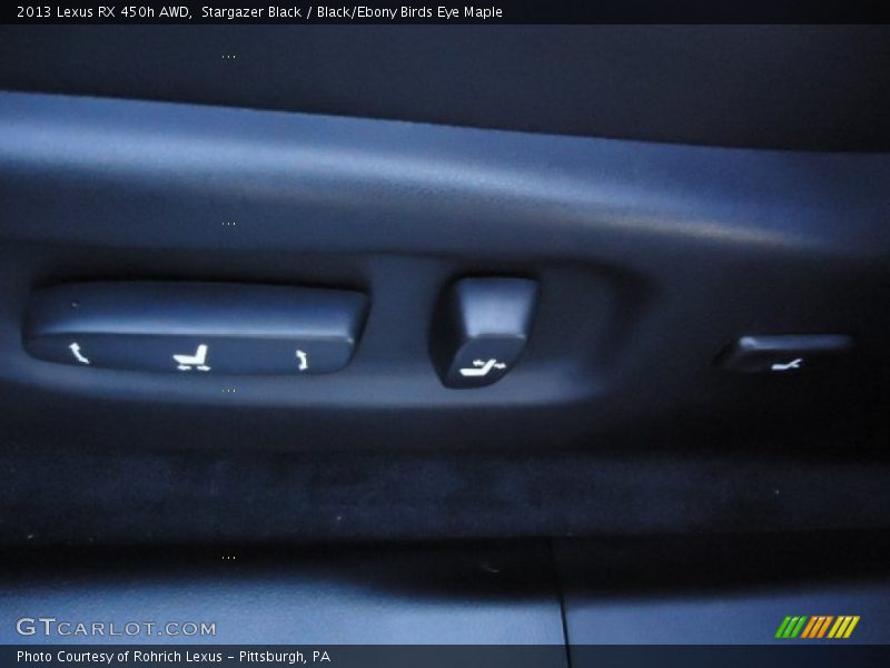 Stargazer Black / Black/Ebony Birds Eye Maple 2013 Lexus RX 450h AWD