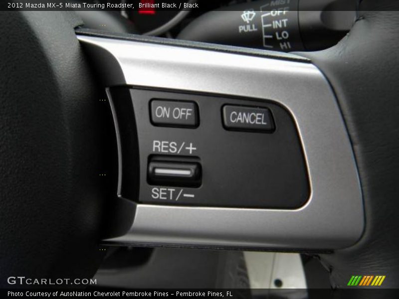 Controls of 2012 MX-5 Miata Touring Roadster