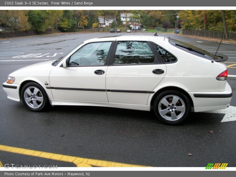  2002 9-3 SE Sedan Polar White