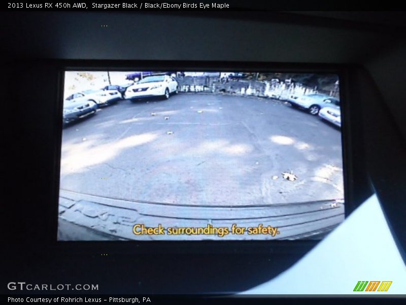 Stargazer Black / Black/Ebony Birds Eye Maple 2013 Lexus RX 450h AWD